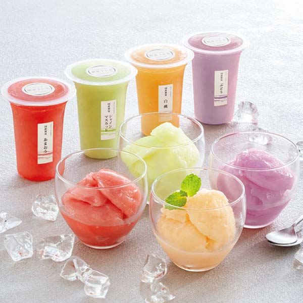 銀座トトキ監修 国産果実のソルベ【夏の贈りもの・お中元】[YJ-JS]　商品画像1