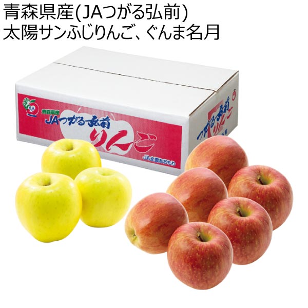 青森県産(JAつがる弘前) 太陽サンふじりんご、ぐんま名月 (お届け期間：11/25〜12/31)【冬ギフト・お歳暮】　商品画像1