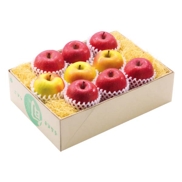 青森県産 蜜入りサンふじりんごとぐんま名月(お届け期間：12/2〜12/28)【冬の贈りもの・お歳暮】　商品画像1