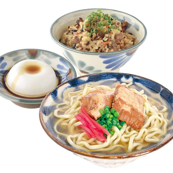 与那覇食品 ソーキそば3人前 贅沢御前【夏の贈りもの・お中元】　商品画像1