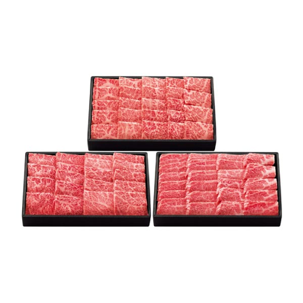 松阪牛焼肉食べくらべセット(ロース・かたロース・ばら)【夏ギフト・お中元】　商品画像1