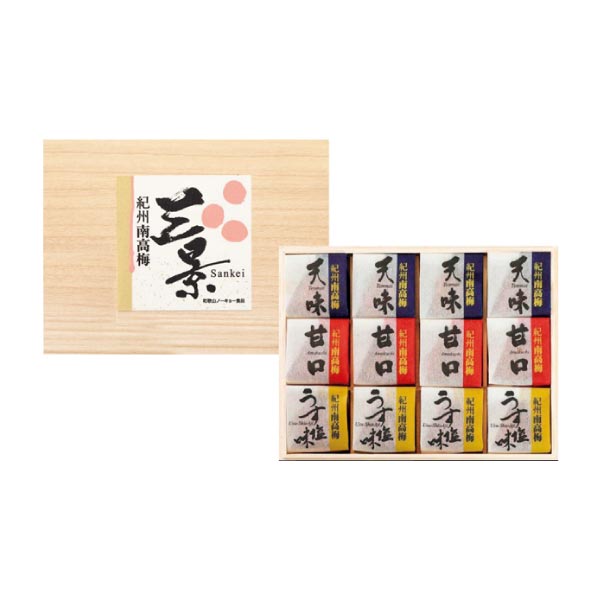 紀州南高梅(和歌山ノーキョー食品) 紀州南高梅 三景12粒【夏の贈りもの・お中元】 惣菜【季節の贈り物&ご褒美ギフト】 紀州南高梅(和歌山ノーキョー食品) 紀州南高梅 三景12粒【夏の贈りもの・お中元】 惣菜【季節の贈り物&ご褒美ギフト】