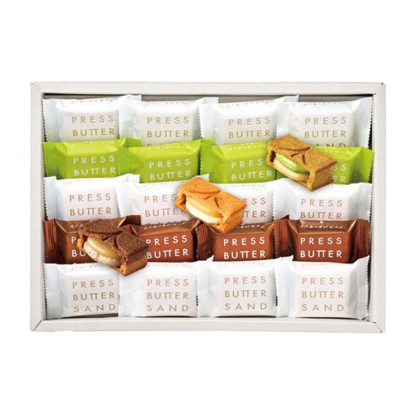 プレスバターサンド バターサンド3種詰合せ〈栗・宇治抹茶〉M【冬の贈りもの・お歳暮】[KU-20] スイーツ【イオン特選お歳暮】