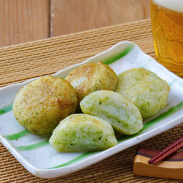 株式会社あうぷ いももち「めじゃも」(青のり) 4個入【フードアルチザン】　商品画像1