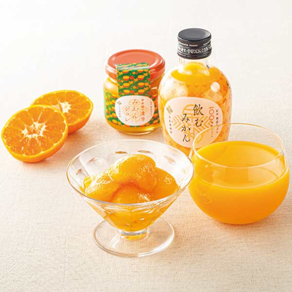 早和果樹園 飲むみかん濃厚ジュレギフト【夏の贈りもの・お中元】[C6-B3]　商品画像1