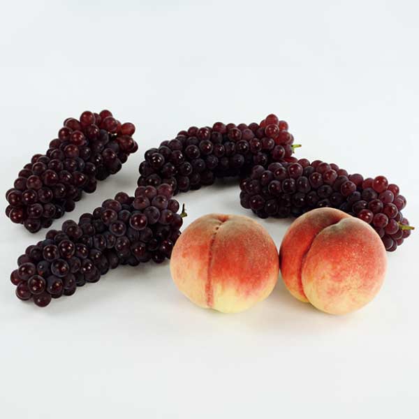 福島県産あかつき桃、山形県産デラウェア 桃「あかつき」とぶどう「デラウェア」詰合せ(お届け期間：7/25〜8/20)【夏の贈りもの・お中元】　商品画像1