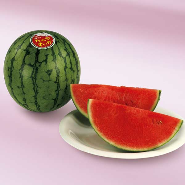 山形県村山市産(門脇農園) 殆どタネのないすいか「命根すいか」(お届け期間：7/15〜8/15)【夏の贈りもの・お中元】　商品画像1