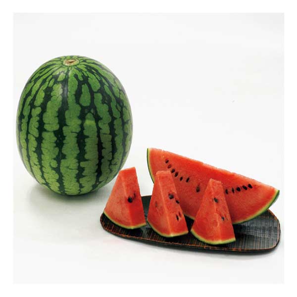 山形県産(尾花沢市) 夏すいか(大玉)「羅皇ザ・スウィート」(お届け期間：7/15〜8/15)【夏の贈りもの・お中元】　商品画像1