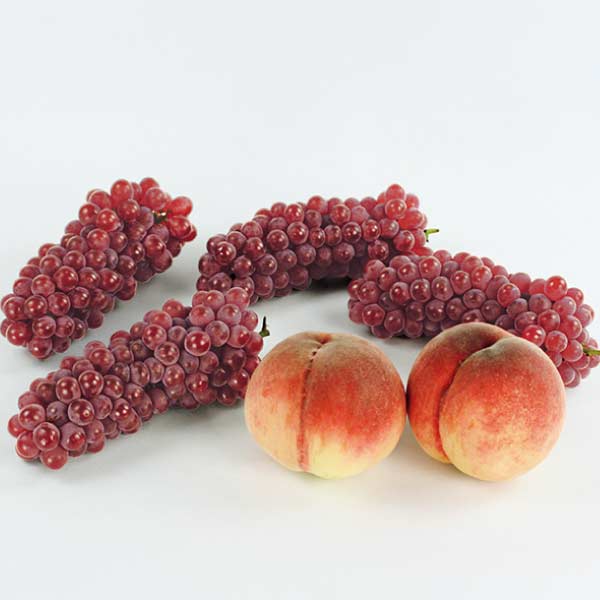 山形県産 白桃とデラウェア(お届け期間：7/28〜8/15)【夏の贈りもの・お中元】　商品画像1