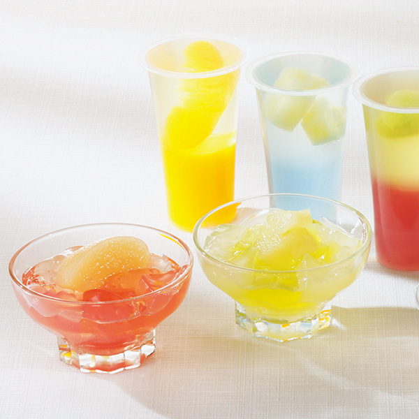 ラ・メゾン白金 2層のフルーツゼリー10コ【夏の贈りもの・お中元】[FZ-10]　商品画像1