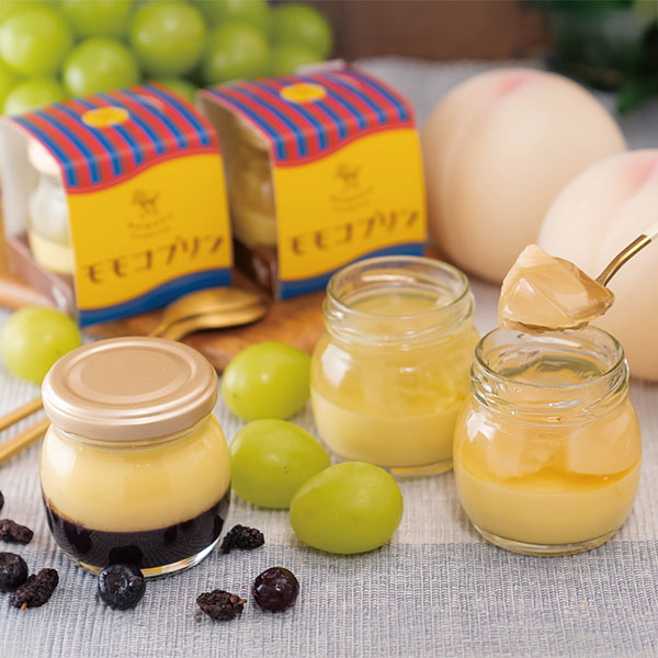 岡山県青果物販売 モモコプリン 3個アソート【父の日】 商品画像1