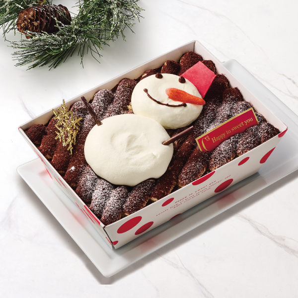 シーキューブ 雪だるまのクリスマスティラミス【イオンのクリスマス】 スイーツ シーキューブ 雪だるまのクリスマスティラミス【イオンのクリスマス】 スイーツ