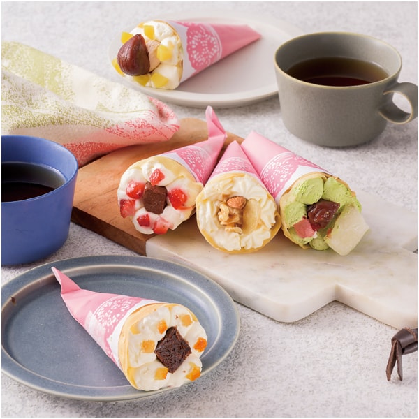 シュシュクレープギフトショップ 花束クレープアンヌクレープ5個入【父の日】　商品画像1