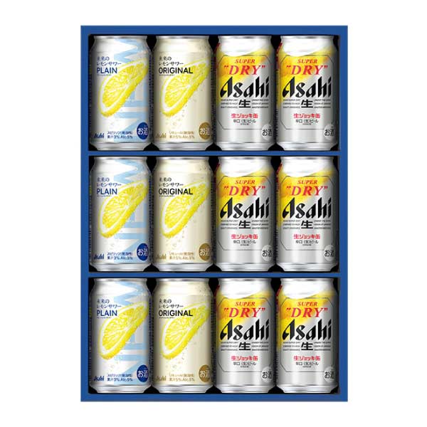 アサヒビール アサヒ未来のレモンサワー・スーパードライ生ジョッキ缶セット【夏の贈りもの・お中元】[MLJ-3]　商品画像1