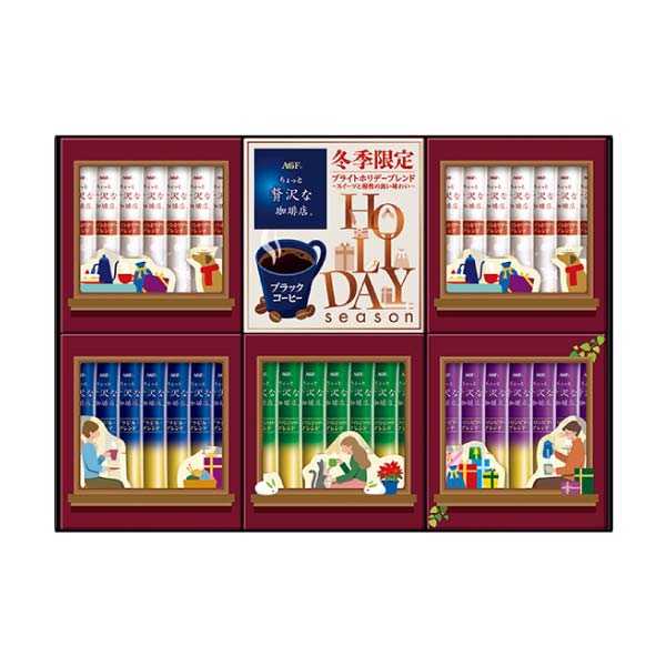 AGFギフト 「ちょっと贅沢な珈琲店」スティックブラック ウィンターギフト【冬の贈りもの・お歳暮】[ZSW-30]　商品画像1