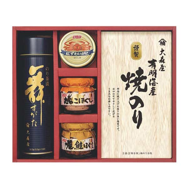 大森屋 のり・かに缶・瓶詰・お茶漬詰合せ【夏の贈りもの・お中元】[KYB-30A]　商品画像1