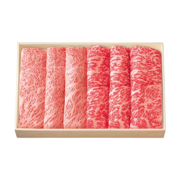 茨城県産 常陸牛すきやき用盛合せ(ロース・かたロース)【冬の贈りもの・お歳暮】　商品画像1