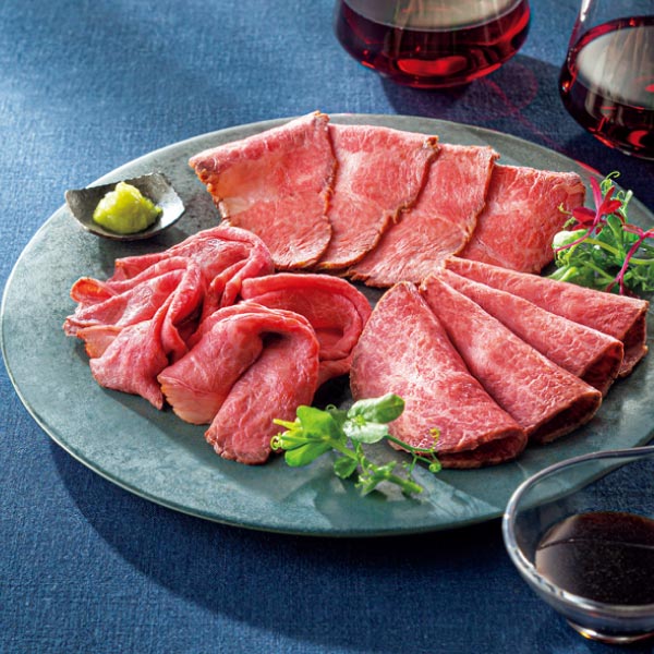 国産黒毛和牛ローストビーフスライス食べくらべセット【夏の贈りもの・お中元】 精肉・ハム・ローストビーフ【季節の贈り物&ご褒美ギフト】 国産黒毛和牛ローストビーフスライス食べくらべセット【夏の贈りもの・お中元】 精肉・ハム・ローストビーフ【季節の贈り物&ご褒美ギフト】