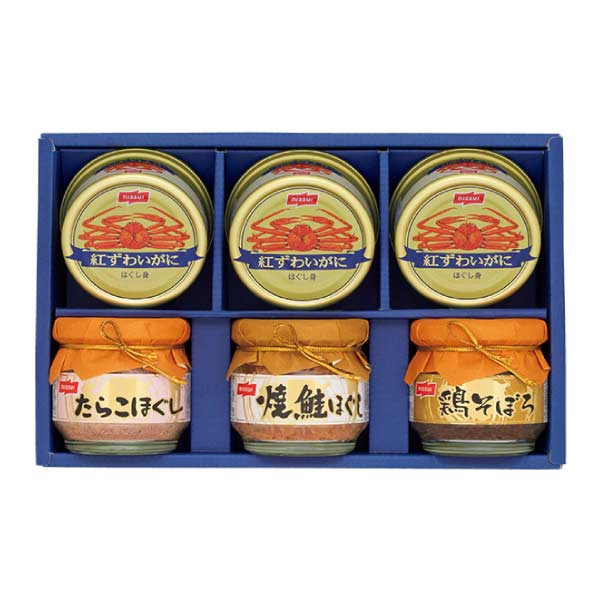ニッスイ 紅ずわいがに缶詰・瓶詰詰合せ【夏の贈りもの・お中元】[IN-35D]　商品画像1