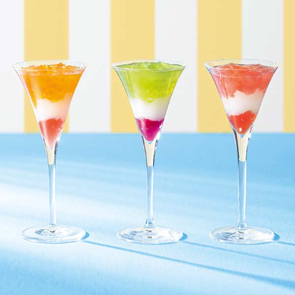 ひととえ 3層デザート ジュレパフェ 〜国産フルーツ入り〜【夏の贈りもの・お中元】[JPD-30]　商品画像1