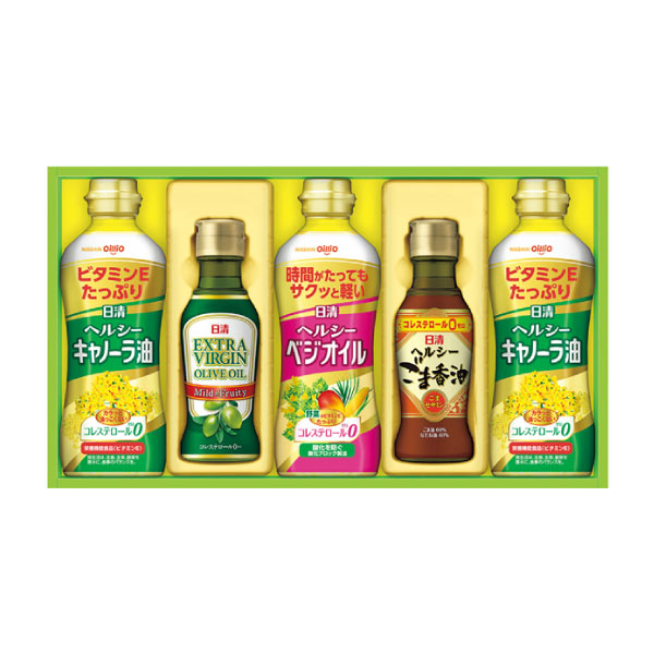 日清オイリオ オリーブオイル＆バラエティオイルギフト【夏の