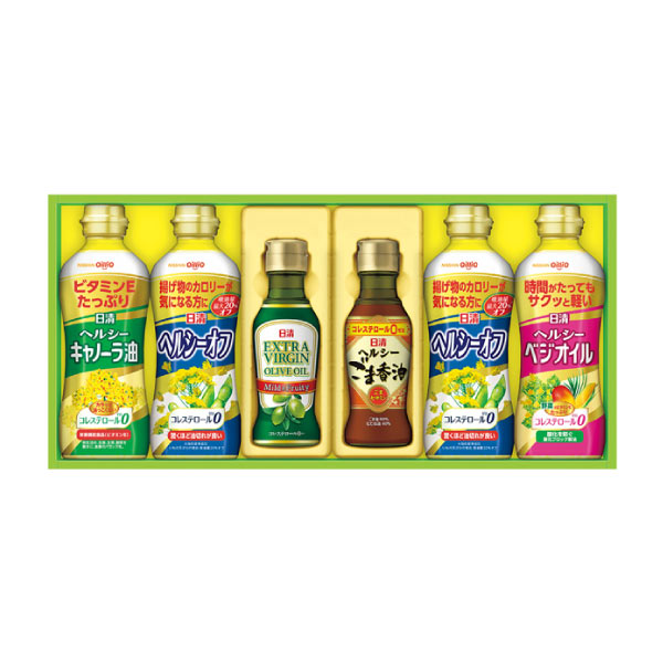 日清オイリオ オリーブオイル＆バラエティオイルギフト【夏の
