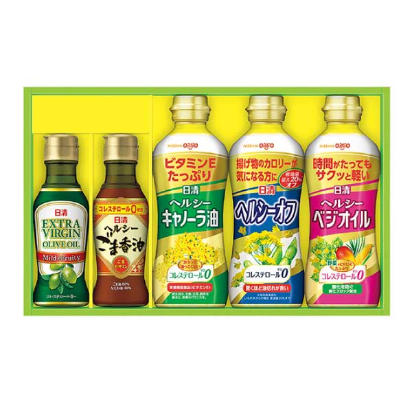 日清オイリオ オリーブオイル＆バラエティオイルギフト【夏の贈りもの・お中元】[OV-25N]　商品画像1