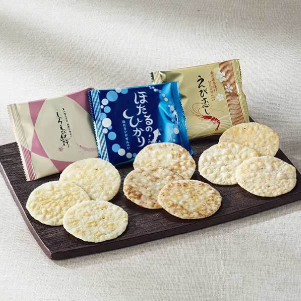 富山柿山 海のおせんべい3種詰め合わせ【夏の贈りもの・お中元】[US3]　商品画像1