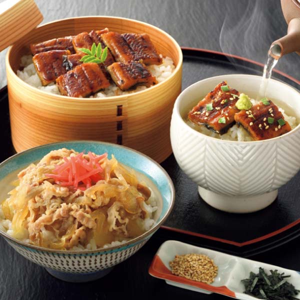 黒毛和牛丼の具、うなぎひつまぶし詰合せ【冬の贈りもの・お歳暮】　商品画像1