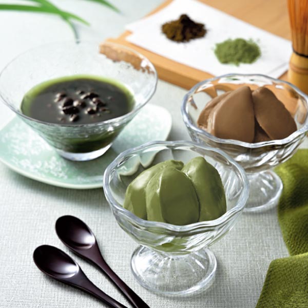 Azumi 天空の抹茶・天空のほうじ茶デザートセット【夏の贈りもの・お中元】[UTK-30]　商品画像1