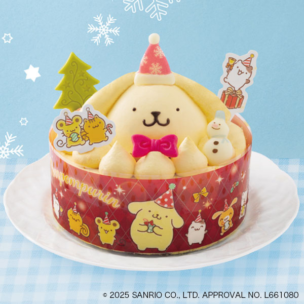 ポムポムプリン 聖夜のカスタードクリームケーキ プリン風味