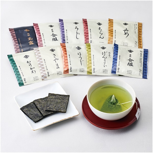 山本山 のりせんべい・産地別ティーバッグ詰合せ【母の日】　商品画像1