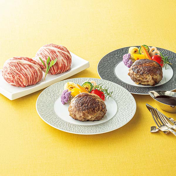 肉の山本 北海道産牛 霜降りハンバーグセット【母の日】　商品画像1