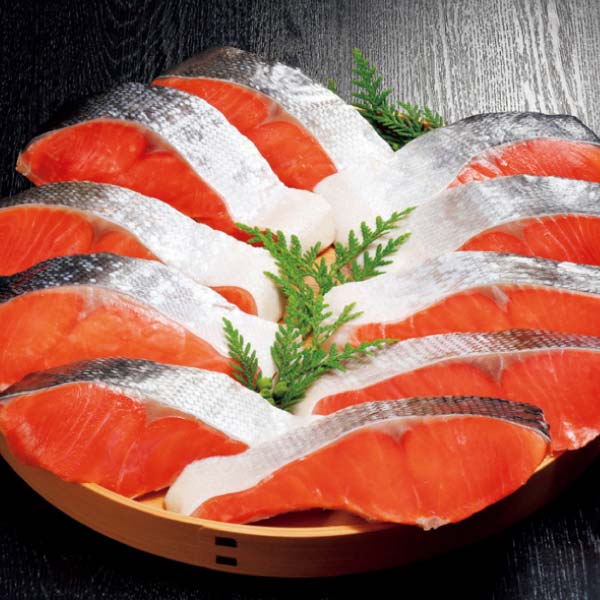 三友冷蔵 沖どれ甘塩紅鮭切身(厚切り)1kg【冬の贈りもの・お歳暮】 魚介・海産物【イオン特選お歳暮】 三友冷蔵 沖どれ甘塩紅鮭切身(厚切り)1kg【冬の贈りもの・お歳暮】 魚介・海産物【イオン特選お歳暮】