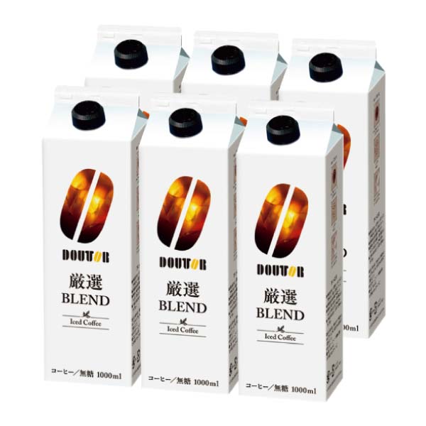 ドトールコーヒー アイスコーヒー厳選ブレンド6本【冬の贈りもの・お歳暮】 商品画像1