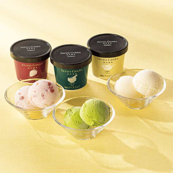 西洋銀座監修 ジェラートセット【夏の贈りもの・お中元】[ESG-12]　商品画像1