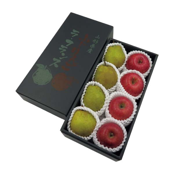 山形県朝日町産 サンふじりんごとラ・フランス詰合せ(お届け期間：11/21〜12/31)【冬の贈りもの・お歳暮】　商品画像1