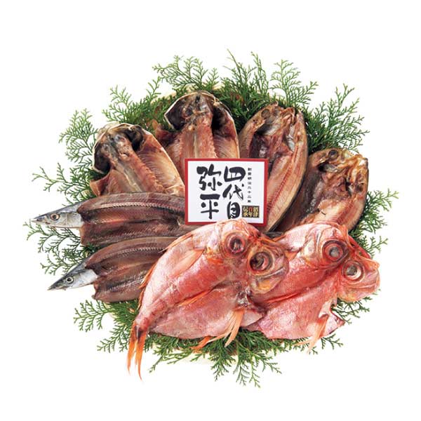 沼津 マルヤ水産 四代目弥平 国産ひもの詰合せ(4種8枚)【夏の贈りもの・お中元】　商品画像1