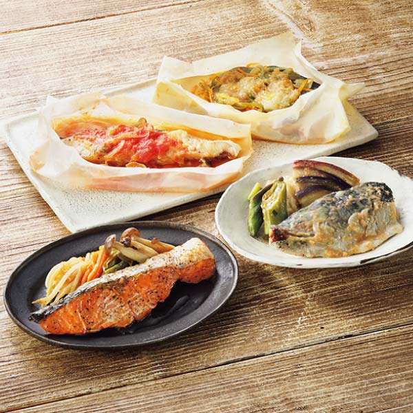 丸七佐藤水産 レンジで簡単包み焼き詰合せ【冬の贈りもの・お歳暮】　商品画像1