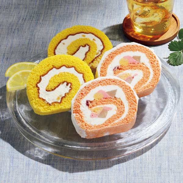 プランタンブランby花月堂 白桃ロール＆はちみつレモンロール【夏の贈りもの・お中元】　商品画像1