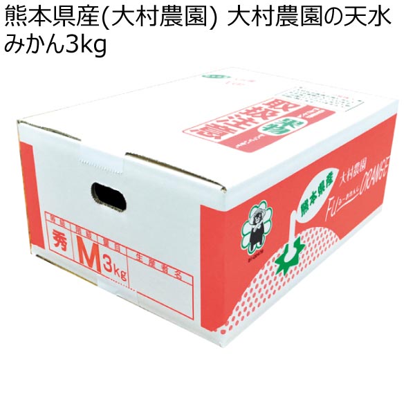 熊本県産(大村農園) 大村農園の天水みかん3kg (お届け期間：12/4〜12/22)【冬ギフト・お歳暮】　商品画像1