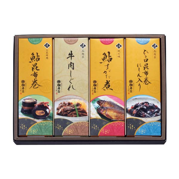 鵜舞屋 鵜舞屋昆布巻詰合せ【冬の贈りもの・お歳暮】[KB-40E] 調味料・佃煮・練り物【イオン特選お歳暮】