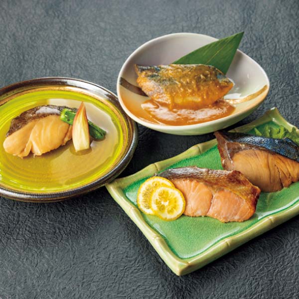 丸市食品 レンジで簡単 国産煮魚・焼魚詰合せ【冬の贈りもの・お歳暮】[KN-40] 惣菜【イオン特選お歳暮】