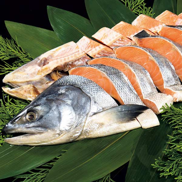 北海道ぎょれん 熟成新巻鮭 三段仕込み製法(甘塩味)【夏の贈りもの・お中元】　商品画像1