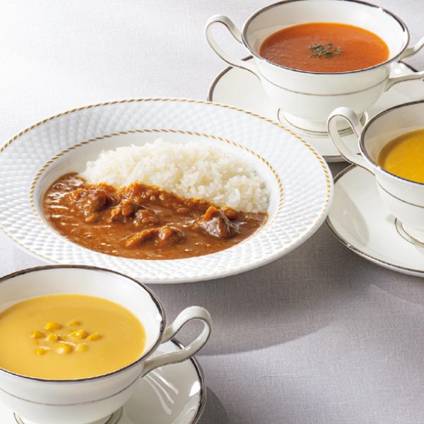在庫処分 激安 食品 帝国ホテル レトルトカレー&スープセット【夏の贈りもの・お中元 その他 加工食品