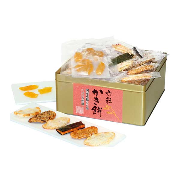 いちもんめ 六彩かき餅(蜜漬けりんご入り)【夏の贈りもの・お中元】[NH-33]　商品画像1