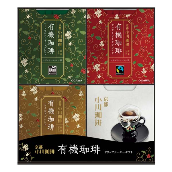 小川珈琲 有機ドリップコーヒーギフト【冬の贈りもの・お歳暮】[OCYB-30]　商品画像1