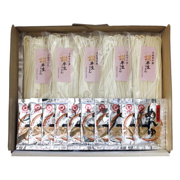 島一 さぬきの夢 半生うどん【冬の贈りもの・お歳暮】[SYU-5]　商品画像1