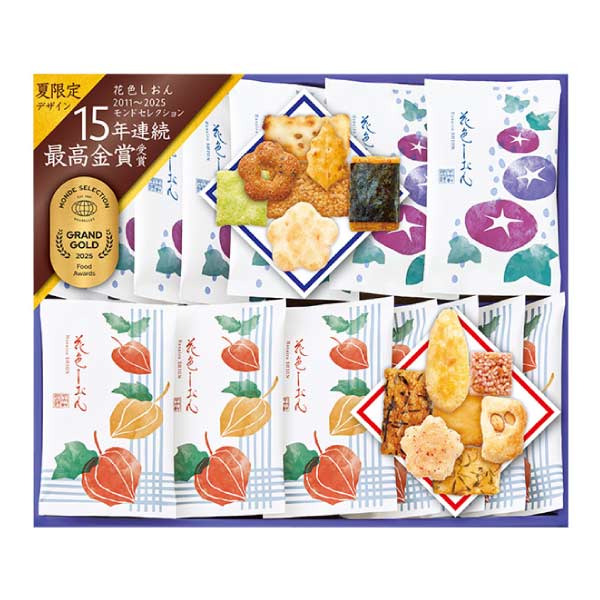 中央軒煎餅 花色しおん夏【夏の贈りもの・お中元】[16HB]　商品画像1