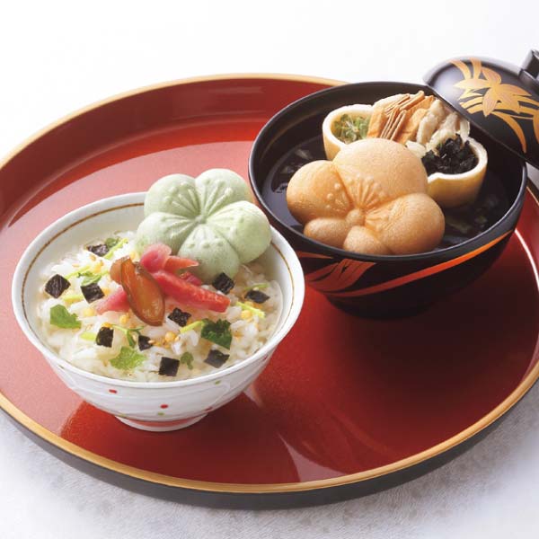京都・辻が花 お茶漬最中・お吸物最中詰合せ【冬の贈りもの・お歳暮】[YTK-50]　商品画像1